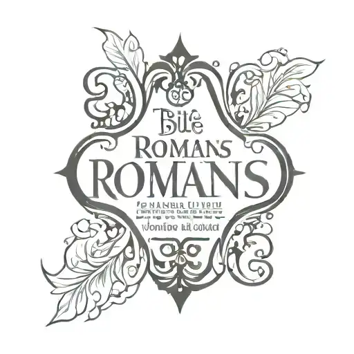 Bible Verse Romans 7 18 Gothic Script