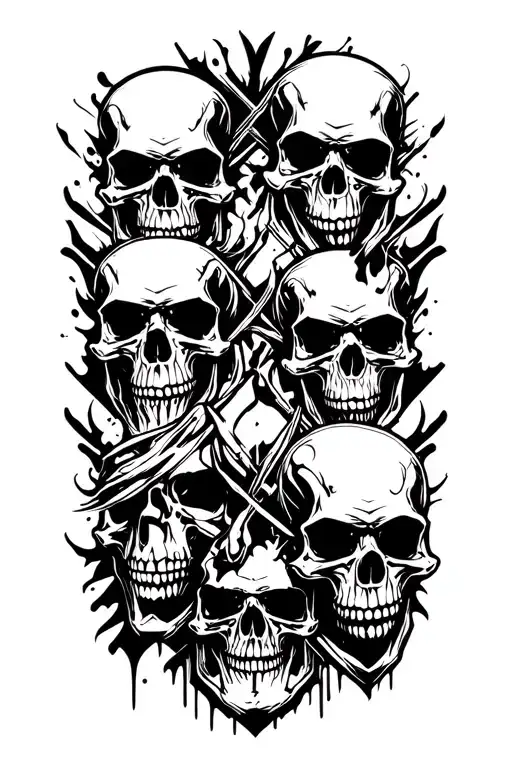 Six Skulls Black Inc