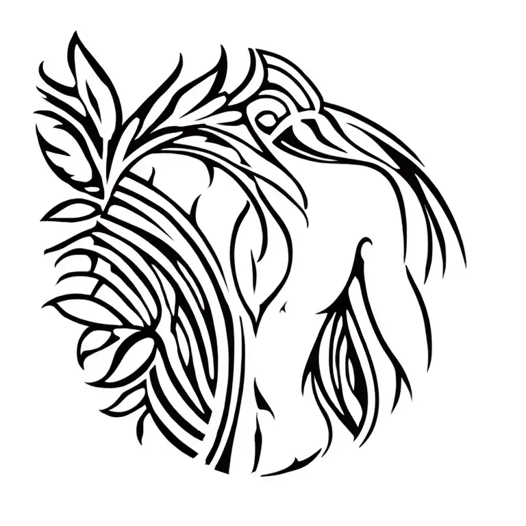 Polynesian Back Piece