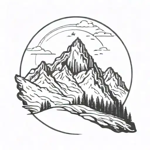 The Mind Can Be A Dark Place Surrounded By Mountains