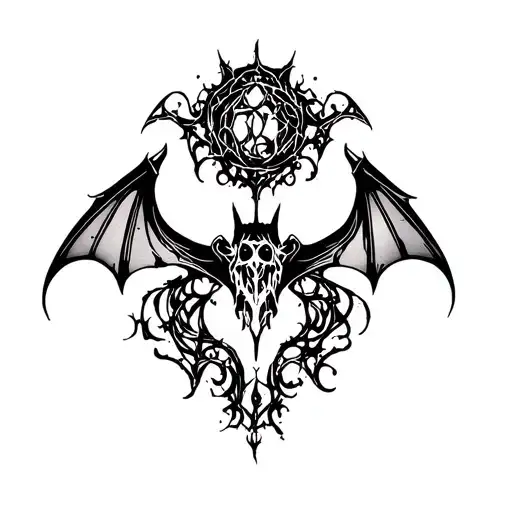 Gothic Bat Sternum