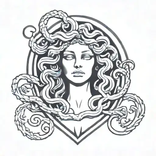 Medusa Tarot Card