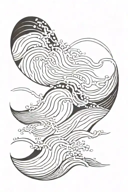 Background And Waves Below