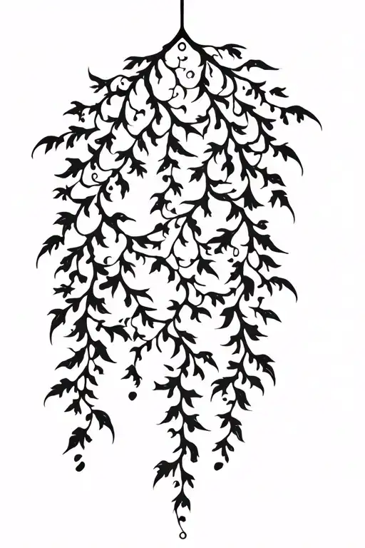 Long Elegant Vines Hanging