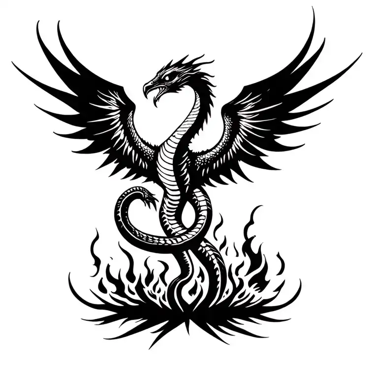 Cobra Phoenix Rising From The Ashes