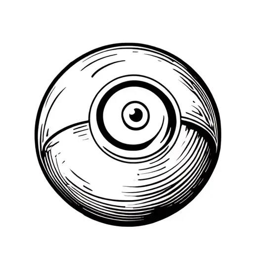 Pool Ball Cybersiglism Sharp Lines