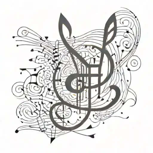 Song Lyrics Incorporated Into The Design
