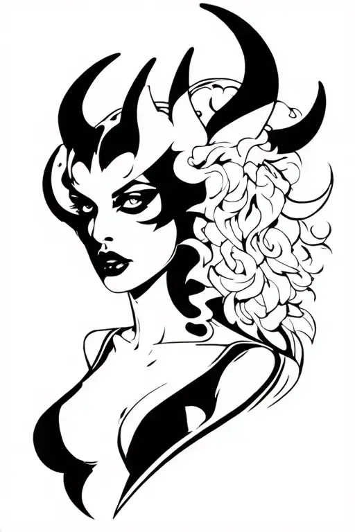 Dark Sexy Demon Double Personality