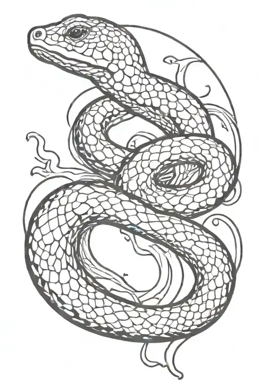 Aquarius And Snake