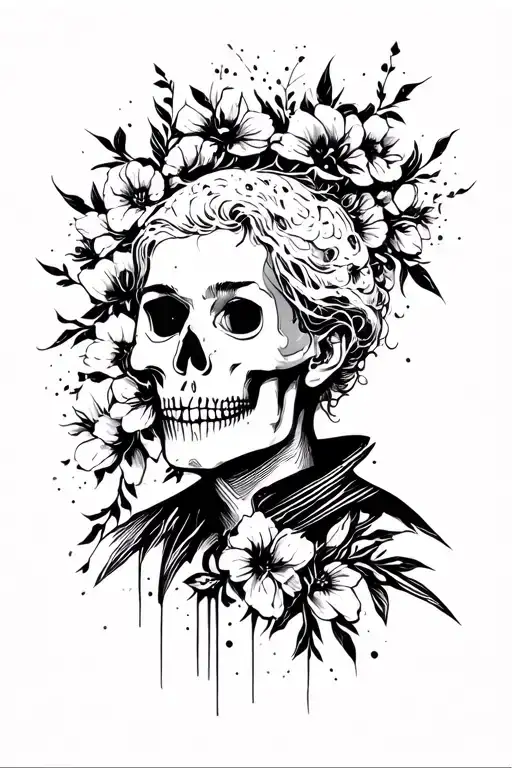 A Representation Of The Poetry Spirit And Writer And The Time Passing Away