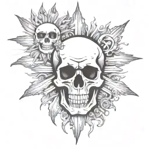 Skull And Sun