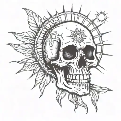 Skull And Sun