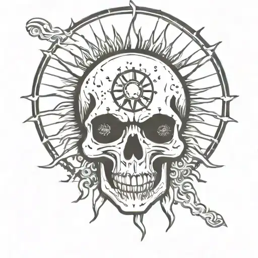 Skull And Sun