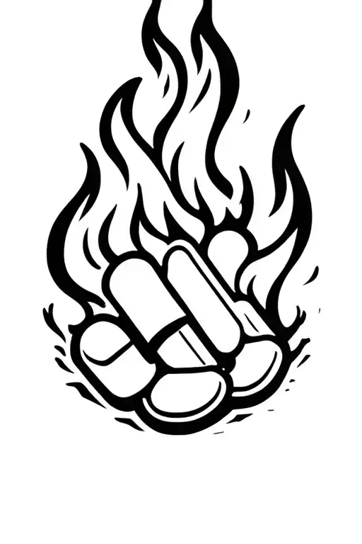 Precocet 30 Pill On Fire