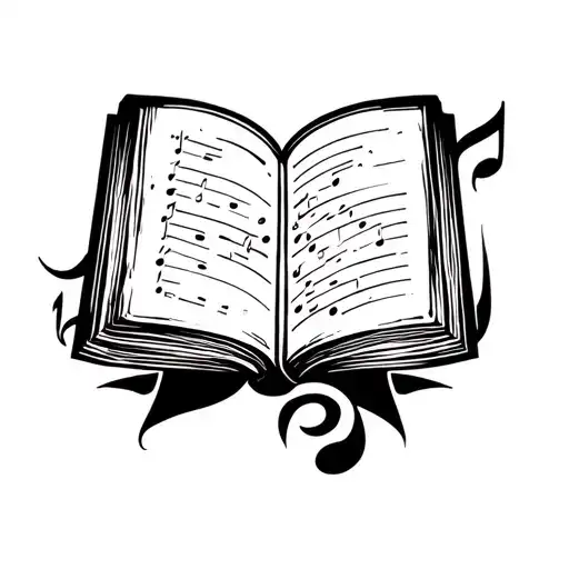 Music And Book Open