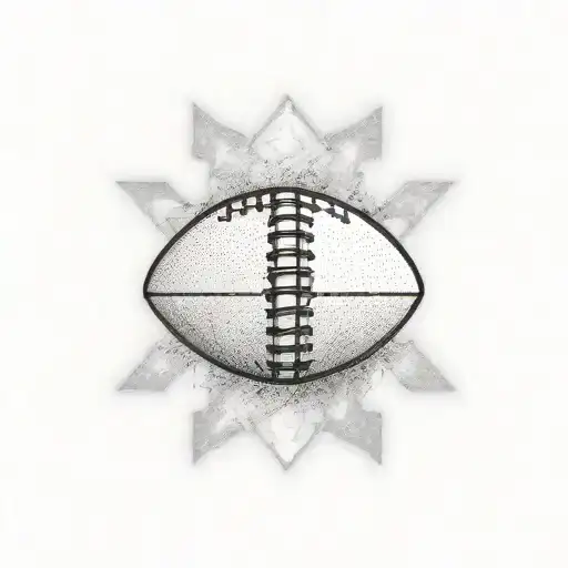 American Football With The Number 54