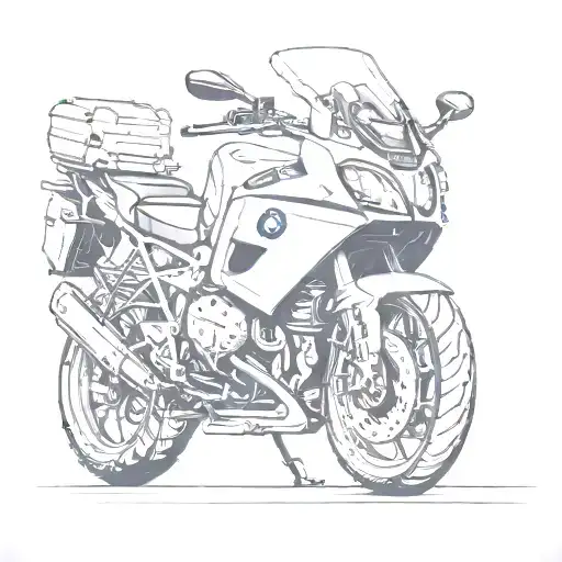 Bmw K1200rs Motor Bike