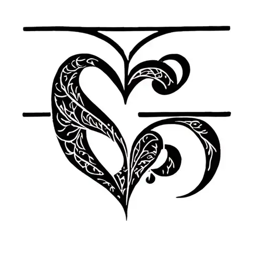 A G With A Heart And An Eight
