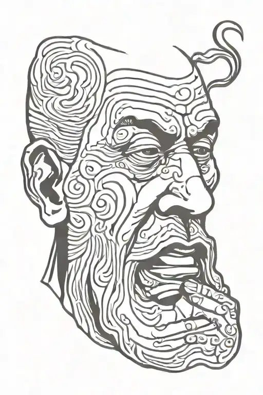 Wise Man Close His Mouth Bad Man Close His Fist