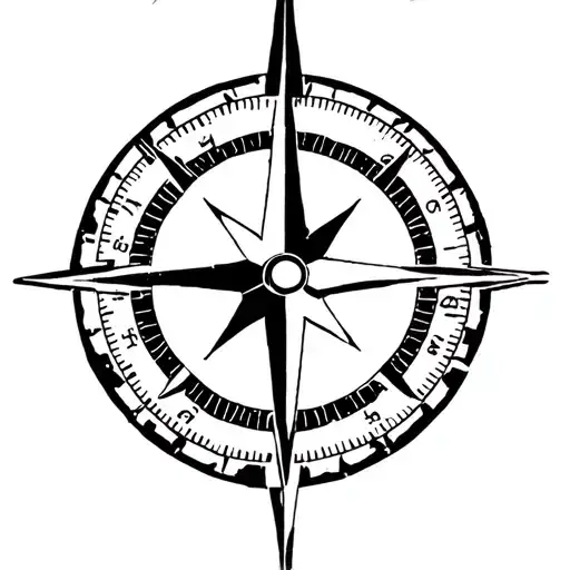 Marine Seal Themed Compass