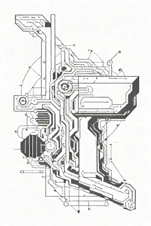 Technology Themed Sleeve
