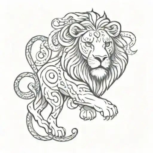 Infinity Symbol Leo Zodiac Sign