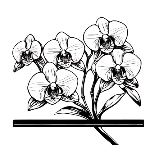 Sign Bar With Orchids