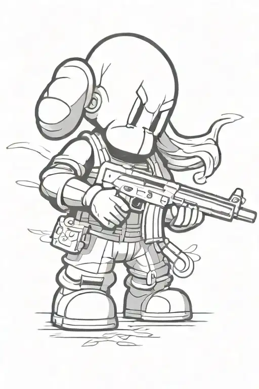 Kaws X Hood With Gun