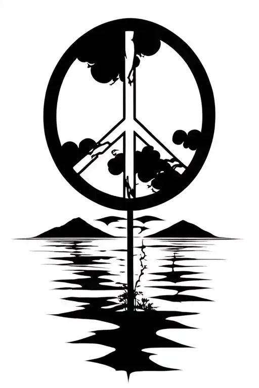 Peace And Lightining Storm And Time And Nature