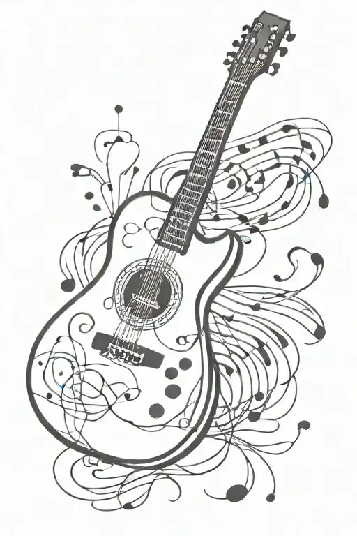 Guitar Musical Notes