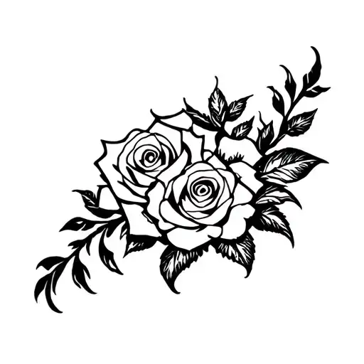 Dragao And Roses