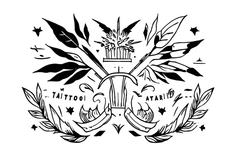 Greece Tattoo Flash Sheet