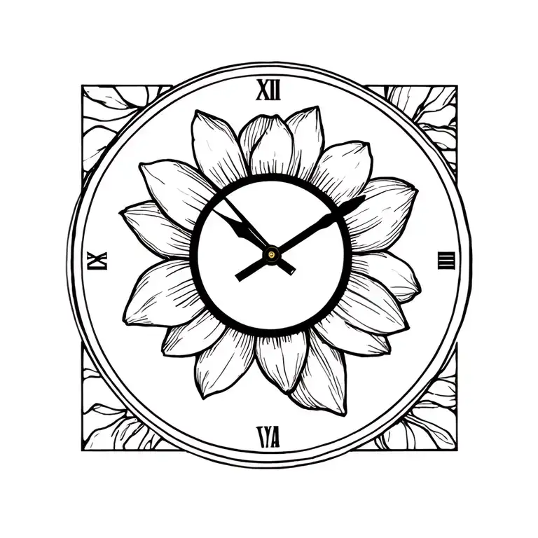 Daffodil Clock Aries Picses