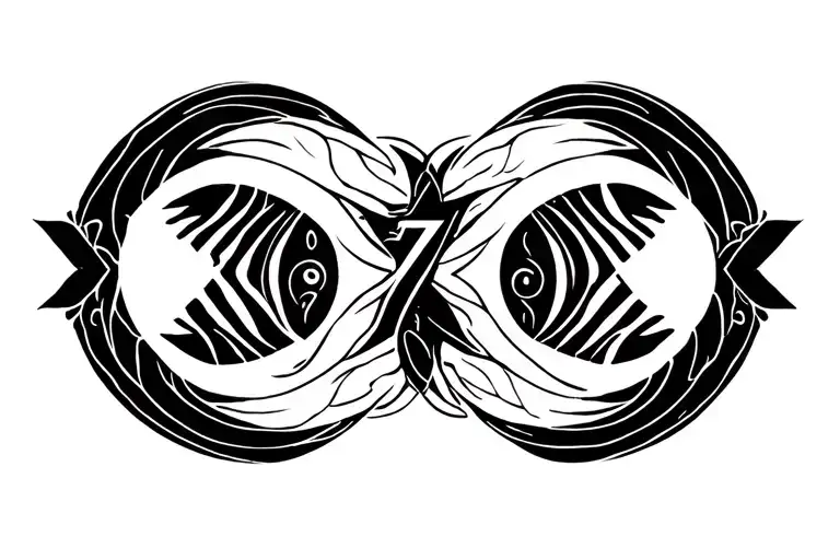 777 Within Pisces Symbol