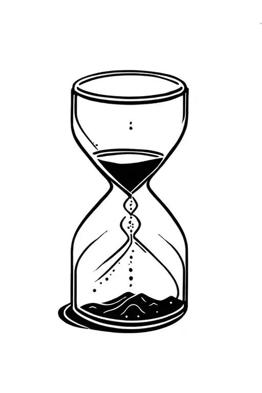 Hour Glass With Sand