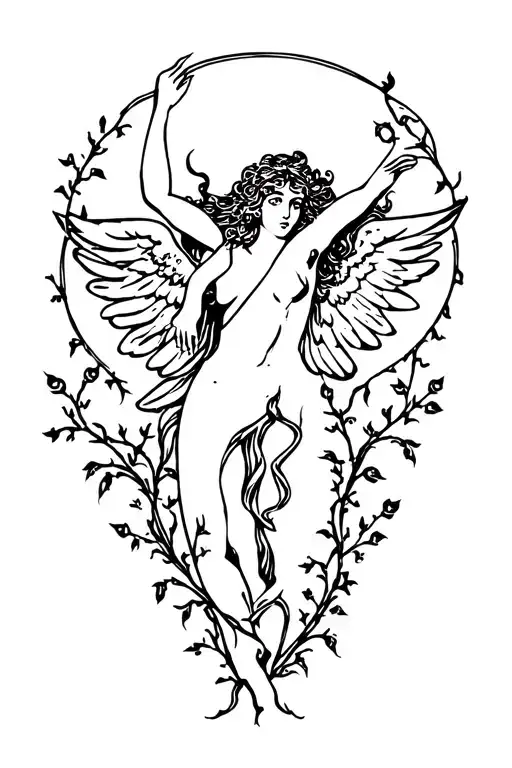 Cupid And Psyche Vines Growing