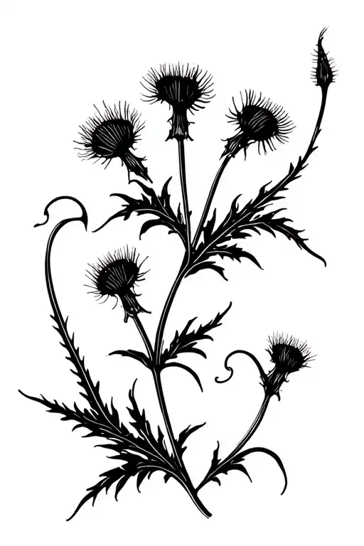 Thistles With Nessie