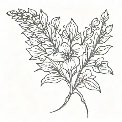 Blue Bonnet Flower