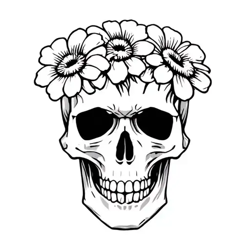 Skull Flowers