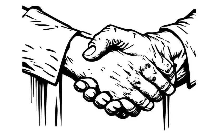 Two Hands Shaking Hands