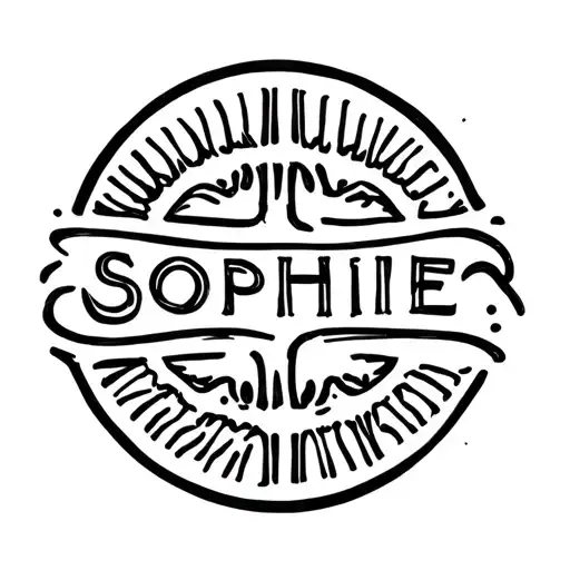 Name Sophie In A Logo