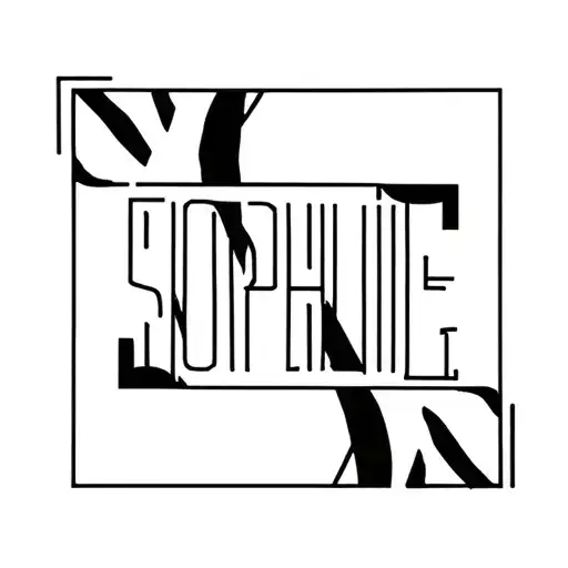 Name Sophie In A Square