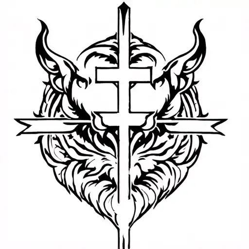 Loin With A Cross On The Bottom Part