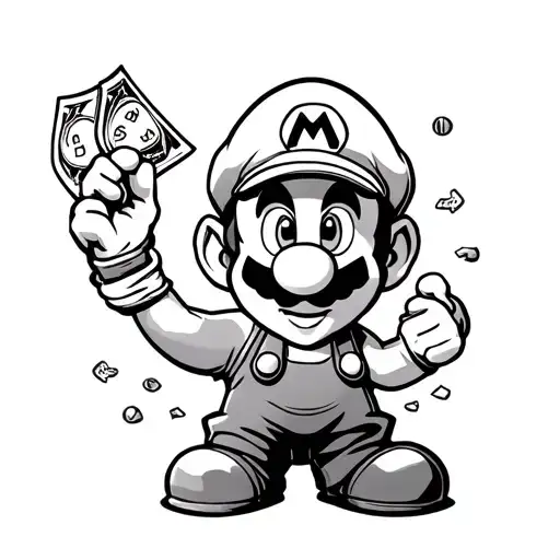 Mario With Money