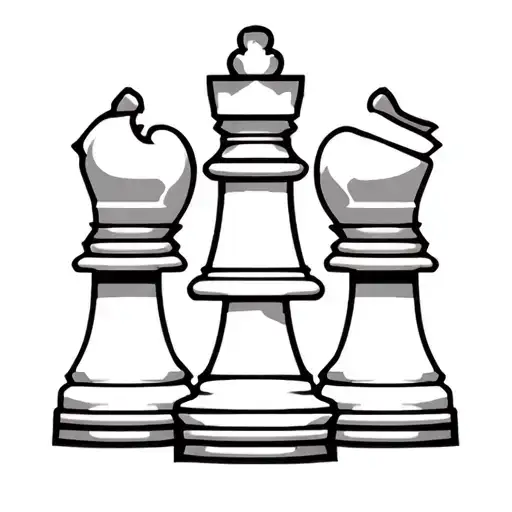 Chess Pieces Fighting