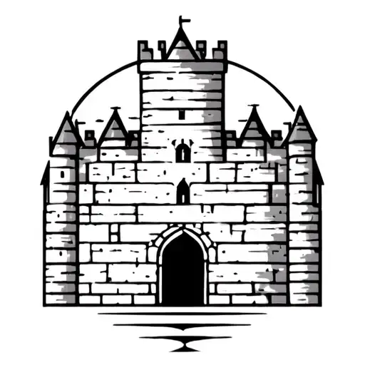 A Medieval Castle Wall