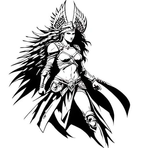 Valkyrie Warrior Leaving