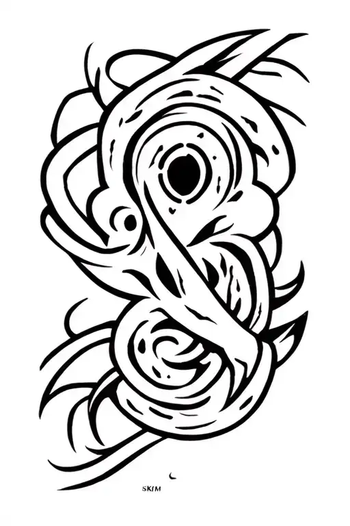 Skm In Chicano Style Graphti