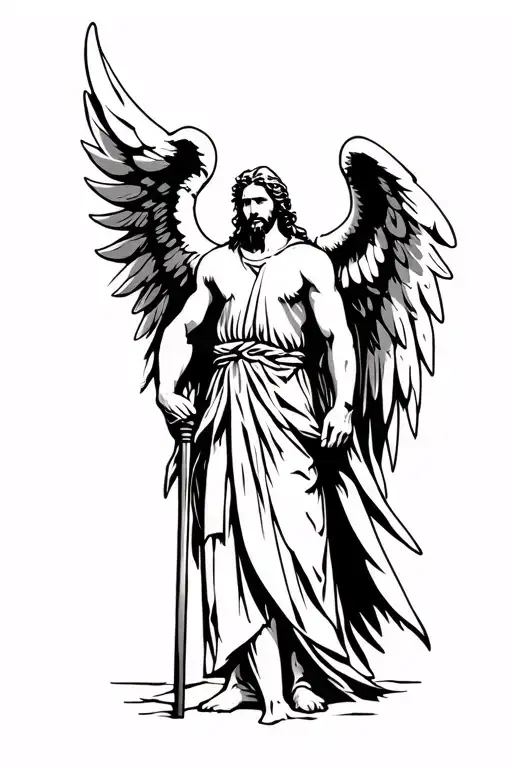Meaningful Warrior Angel For Men