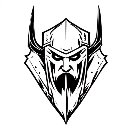 Viking Knight W Masce Ghostface